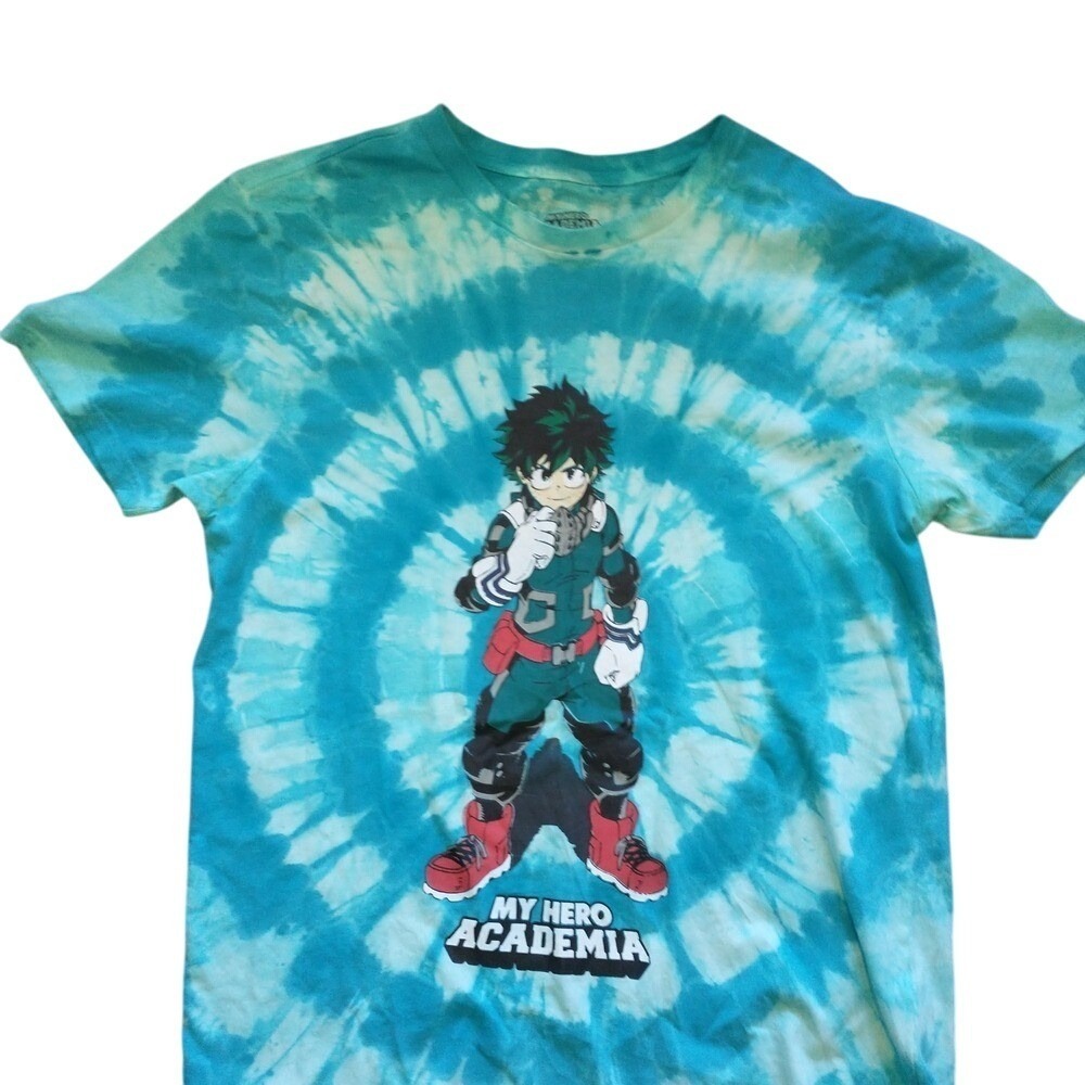 My Hero Academia Deku Izuku Midoriya Anime Tie Dye T-Shirt Graphic Tee